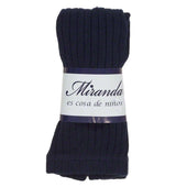 Miranda Knitted Navy Ribbed Tights